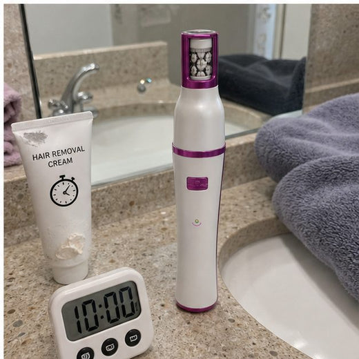 Epilator replacing harsh cream timing